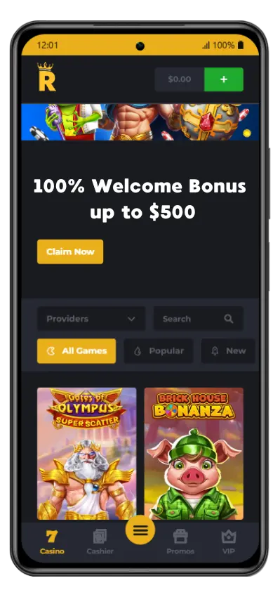 Royal Reels account login