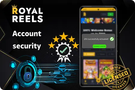 Account Security Royal Reels 20 Casino Login