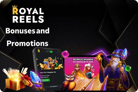 Bonuses and promotions offered at Royal Reels 19 for players