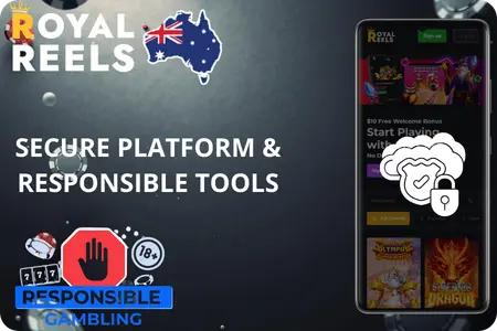 Royal Reels 16 website security features