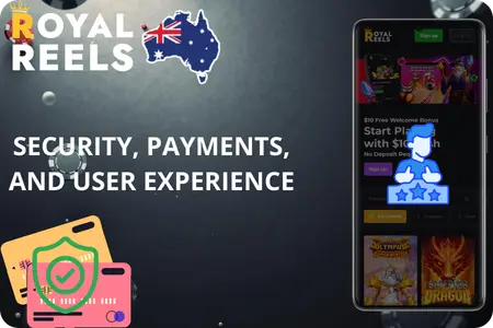 Royal Reels iOS security payment features