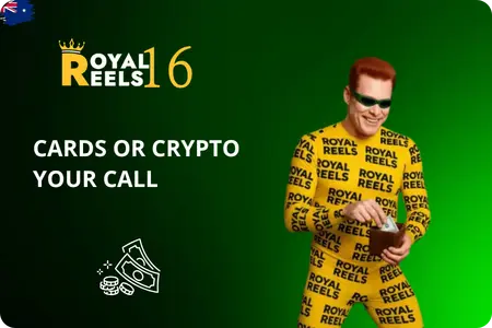 Royal Reels App deposits and withdrawals in Australia